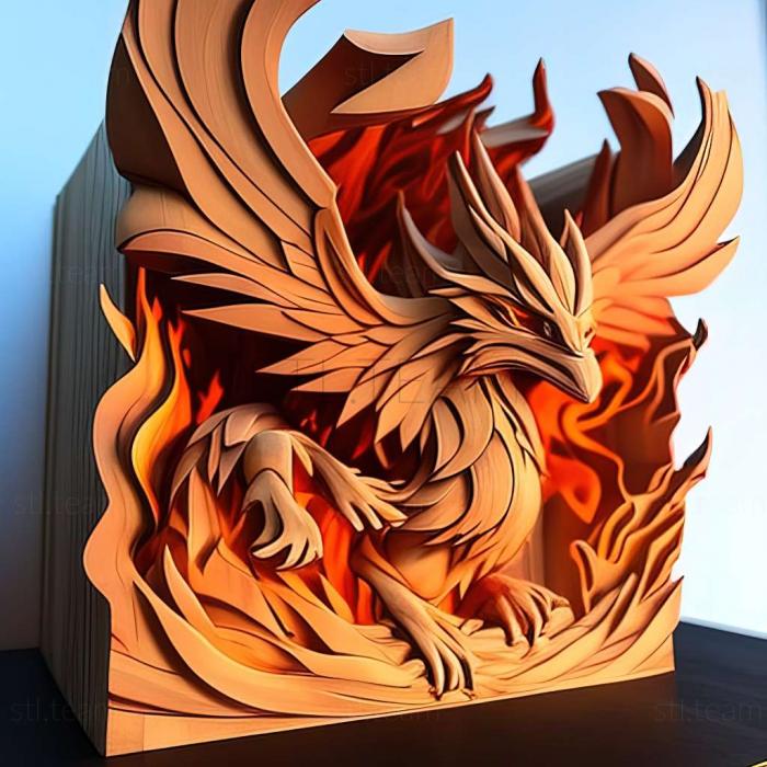 3D model The Flame Pokmon athon The Great Fire Pokmon Race (STL)